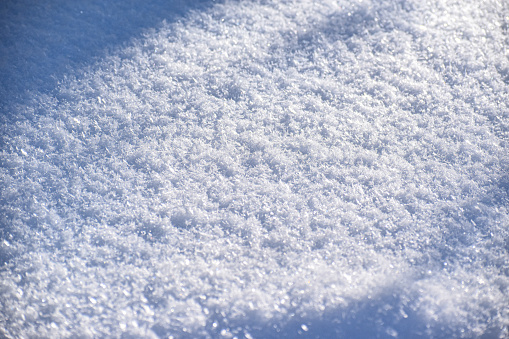 An abstract image or background of fresh snow
