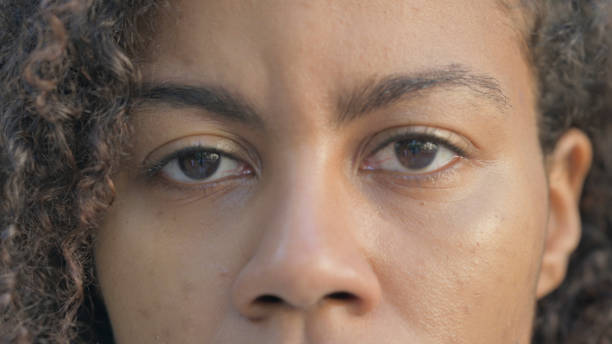 istock Blinking Eyes of Old Woman, Close Up 1831165467