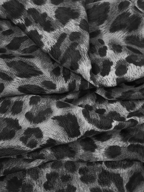 istock Chiffon scarf vintage tiger print. 1831191228