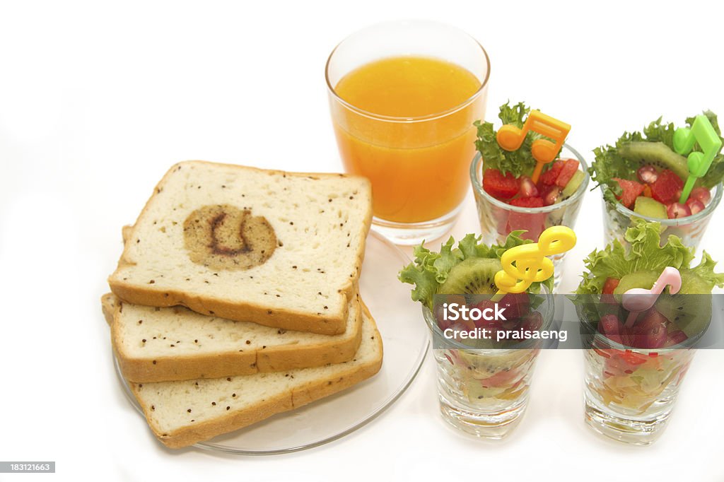 Salade de fruits frais, de jus d'orange, de la cuisine fusion pour alimentation - Photo de Aliment libre de droits