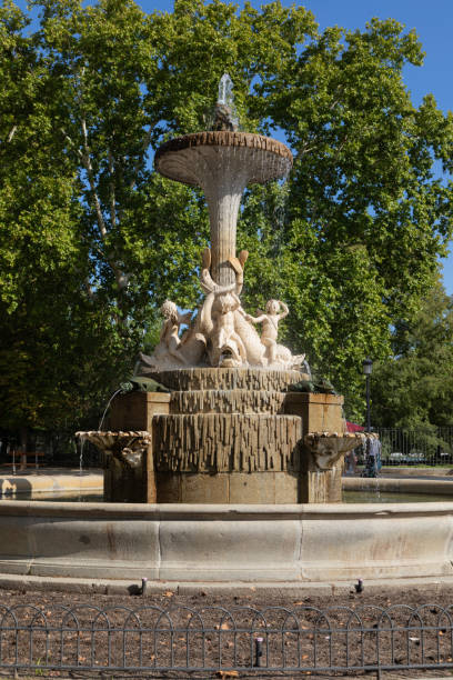 istock Fountain at Parque Del Retiro in Madrid 1831256699