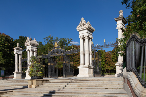 Parque Del Retiro gate in Madrid