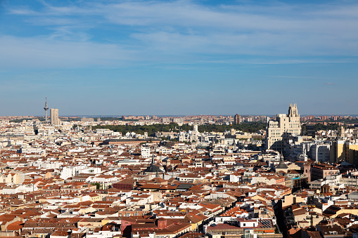 Seville, Spain - June 21, 2014: City View from Giralda Tower in Andalusia
