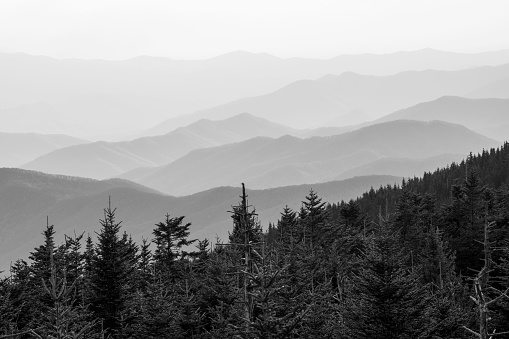 Beautiful Mountain View in the Flaine, French Alps, France shoot in the summer 2020