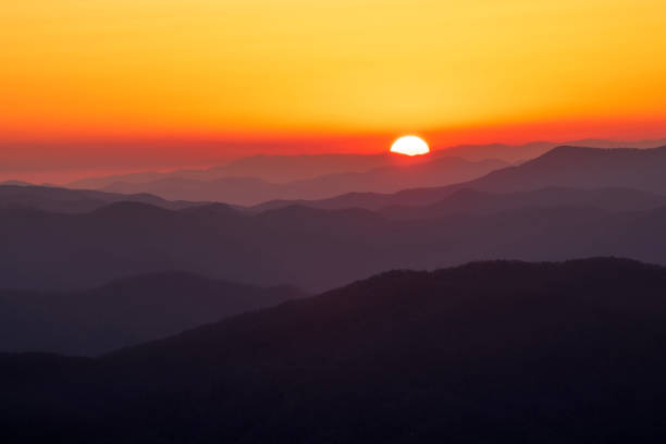 istock Great Smoky Mountains at Sunset 1831285728