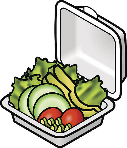 Salad Box Vector 100+ Packed Salads Stock Illustrations, Royalty-Free Vector Graphics ...