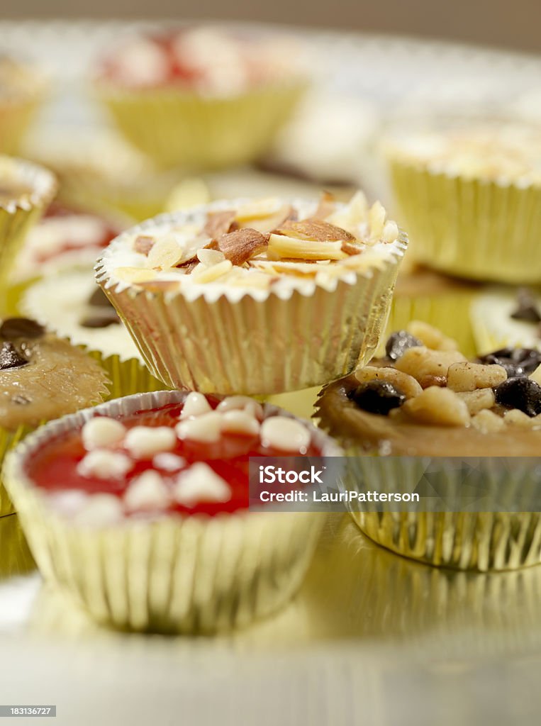 Mini Cheesecakes Gourmet - Foto stock royalty-free di Alimentazione non salutare