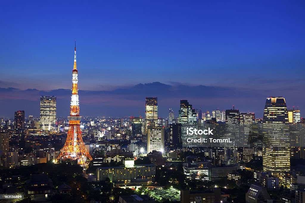 Tokio Wieża - Zbiór zdjęć royalty-free (Wieża Tokijska)