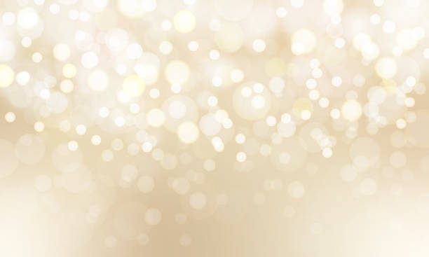 istock Beautiful gold background illustration with sparkling ball blur, perfect for Christmas, weddings, and luxurious atmosphere. 1831369970