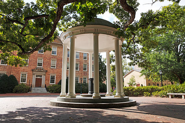 The Old Well at the University of North Carolina Chapel Hill "The Old Well at the University of North Carolina in Chapel Hill, NC." chapel hill photos stock pictures, royalty-free photos & images