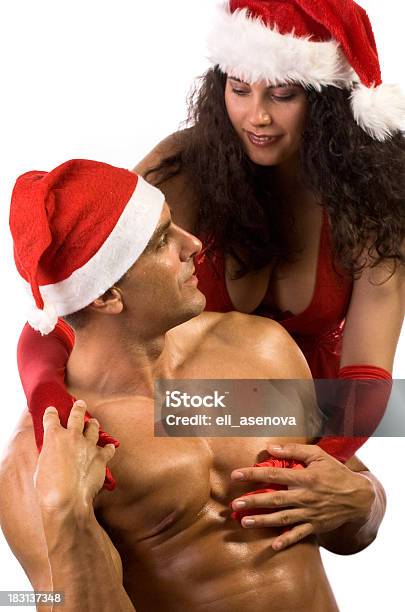 Sexy Weihnachten Stockfoto und mehr Bilder von Bauchmuskeln - Bauchmuskeln, Brustbereich, Bühnenkostüm