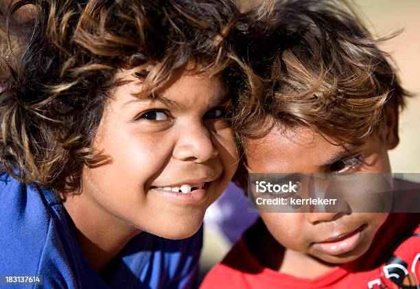 Aboriginal Niños Foto de stock y más banco de imágenes de Cultura aborigen australiana - Cultura aborigen australiana, Etnia aborigen australiana, Niño