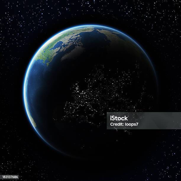 A Tierra Foto de stock y más banco de imágenes de Globo terráqueo - Globo terráqueo, Planeta Tierra, Mapa mundial