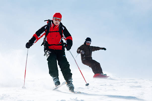 istock Skiing in France 183138236