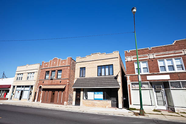 istock Commercial Street in Dunning, Chicago 183138610
