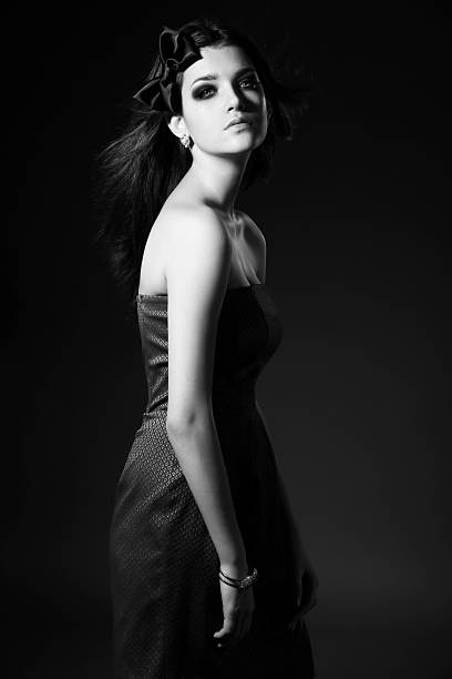 istock Elegant lady with smokey eyes 183138978