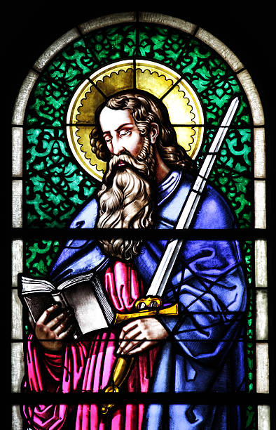 istock Stained-glass window in Zurich's Grossmunster 183139067