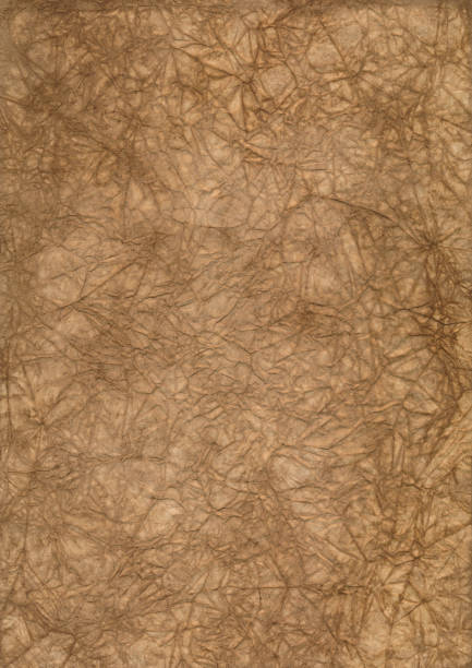 istock Wrinkled grungy paper texture background 183139094