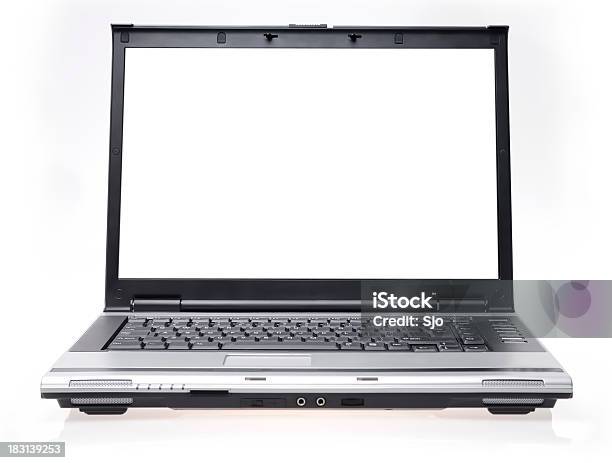 Laptop Komputer - zdjęcia stockowe i więcej obrazów Aluminium - Aluminium, Bez ludzi, Białe tło
