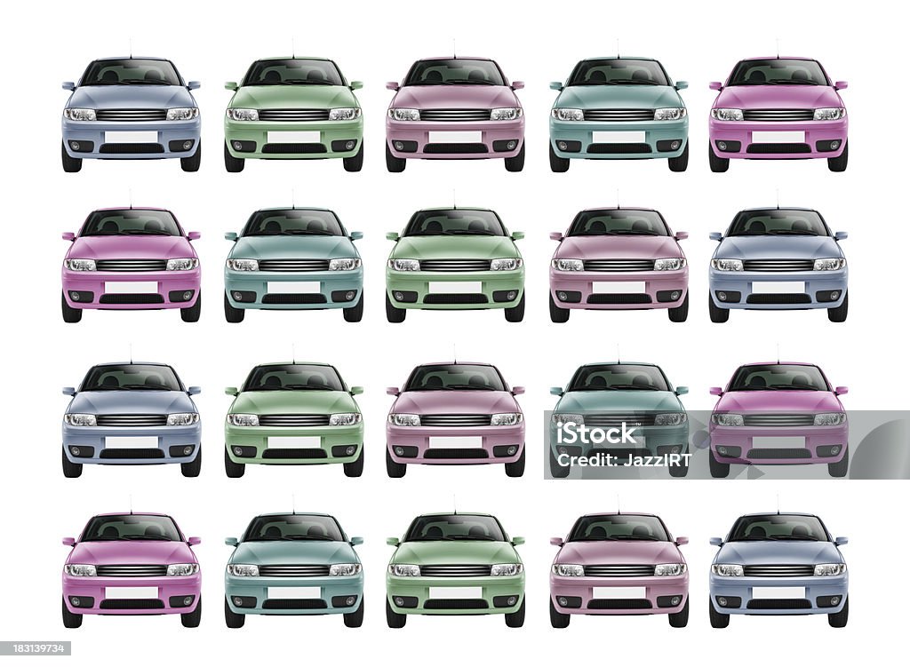 Цвет автомобилей - Стоковые фото Автомобиль роялти-фри
