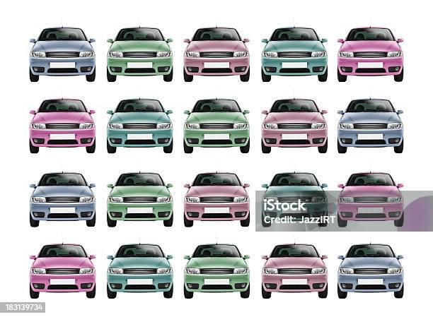 Цвет Автомобилей — стоковые фотографии и другие картинки Автомобиль - Автомобиль, Антенна, Бампер