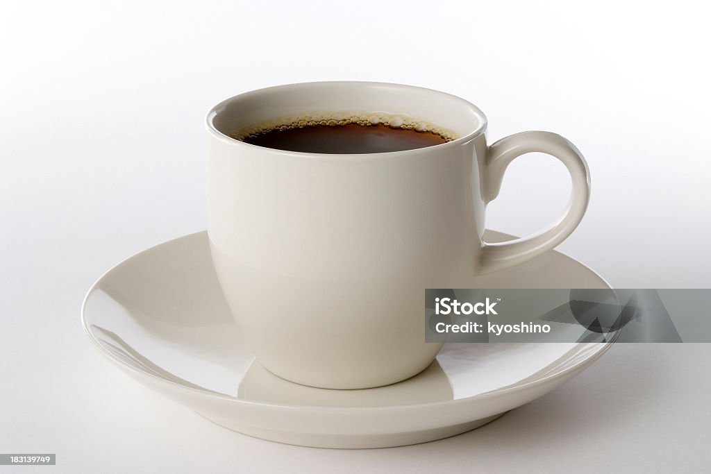 絶縁��ショットのコーヒーを白背景 - コーヒーのロイヤリティフリーストックフォト
