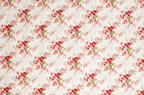 istock Cottonwood Medium Antique Floral Fabric 183140159