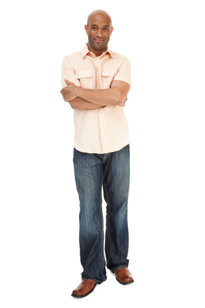 istock Full length Mature African American man isolated 183140258