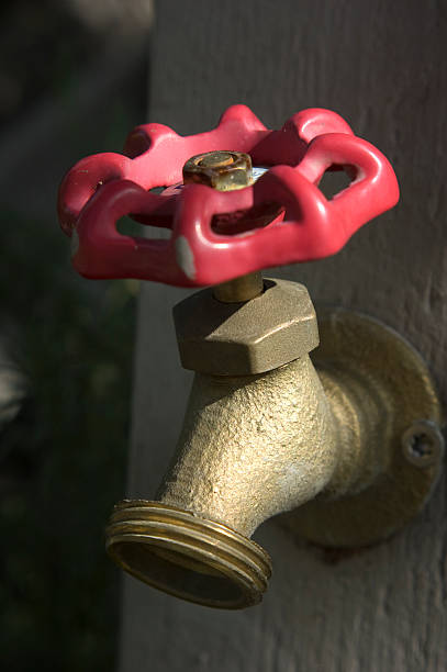 istock Spigot or outdoor water tap 183140469
