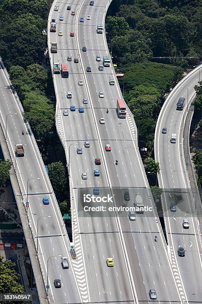 Arial Visualizzazione Delle Autostrade Singapore - Fotografie stock e altre immagini di Autostrada - Autostrada, Singapore, Accessibilità