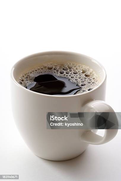 絶縁ショットのコーヒーを白背景 - コーヒーのストックフォトや画像を多数ご用意 - コーヒー, カップ, カットアウト