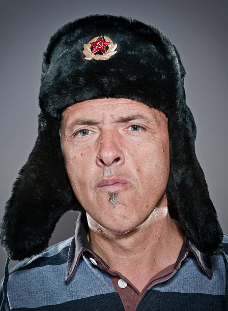 Russian man stock photo