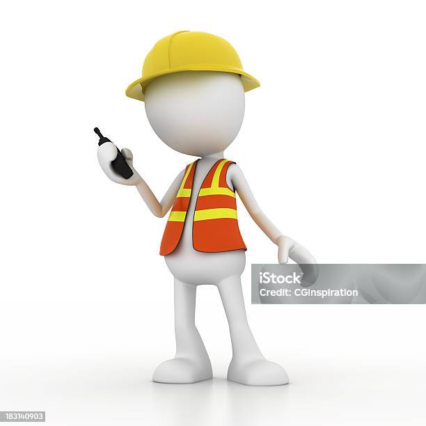 Project Manager Stock Photo - Download Image Now - Characters, Three Dimensional, White Color
