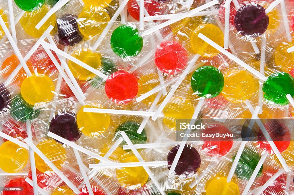 Красочные lollipops - Стоковые фото Леденец на палочке роялти-фри