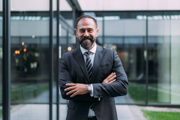 istock Portrait of successful businessman. 1831418265