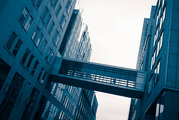 istock Modern financial building in Brussels - Skyscraper 183142380