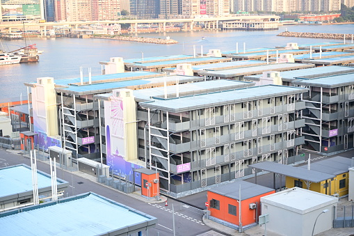 Community Isolation Facilities in Kai Tak Cruise Terminal district of Hong Kong - 11/27/2023 16:52:00 +0000.
