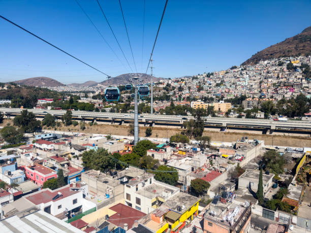 istock Cityscape from cablecar in Mexico City 1831488045