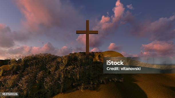 Крест На Холме — стоковые фотографии и другие картинки Бог - Бог, Величественный, Вода