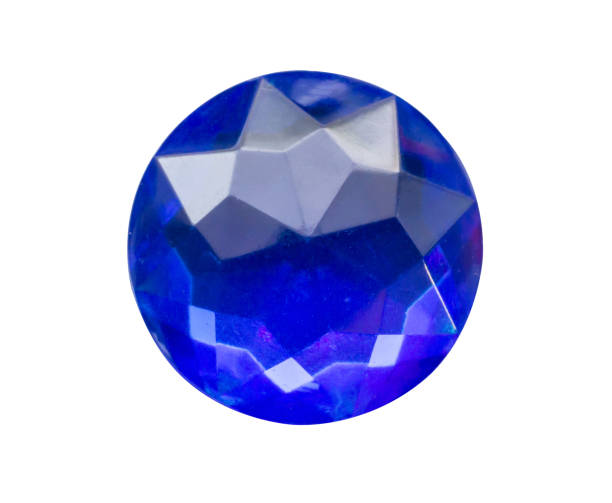 istock blue round jewels sticker isolated on white background 1831520638