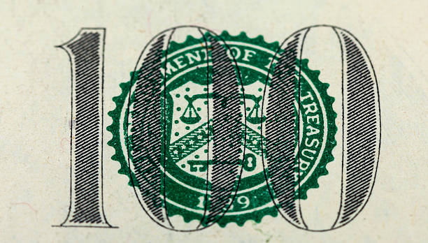 istock Fragment of  One Hundred Dollar Bill 183152111