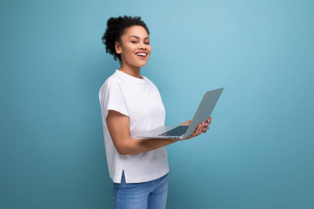 istock young successful hispanic brunette woman student studying to be a programmer. laptop in the frame 1831524868