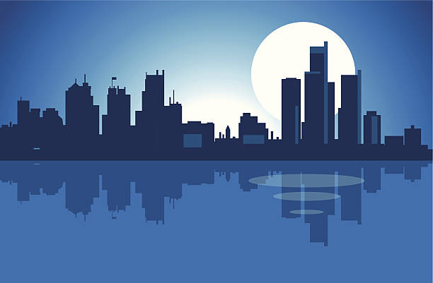 Detroit Image Ico 220+ Detroit Vector Skyline Stock Illustrations, Royalty-Free Vector ...