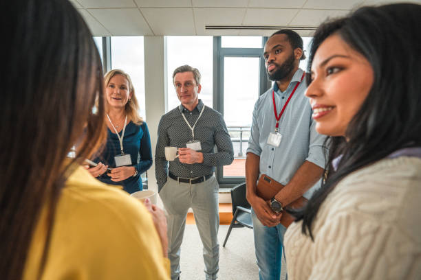 istock Female Candidate at a Group Job Interview 1831540380