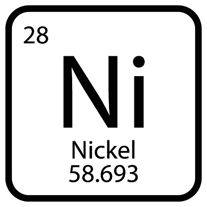 Nickel icon vektor illustration design