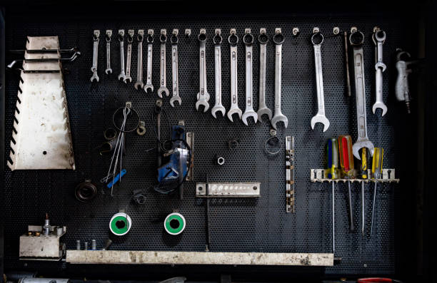 istock Tools at an Auto Repair Shop 1831594299