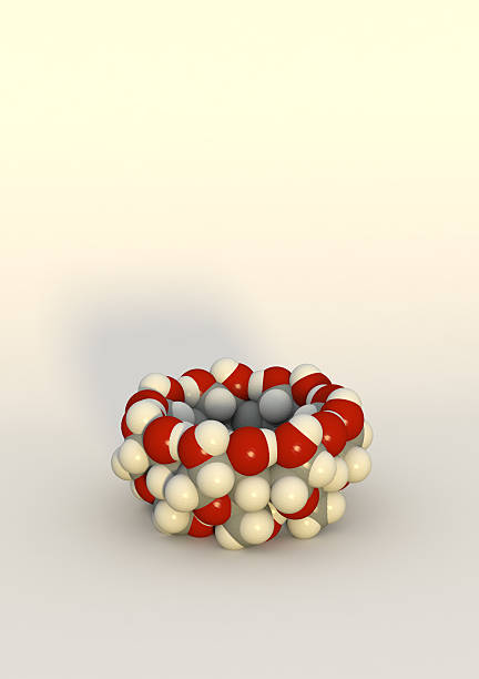 cyclodextrin, molecular receptor This is a molecular receptor typically used in supramolecular chemistry or to improve drug formulations. oligosaccharide stock pictures, royalty-free photos & images