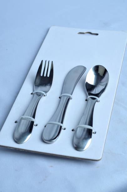 istock forks spoons and knives eating utensils are neatly arranged in a paper board panel packaging 1831633342