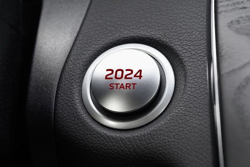 Push button to start the 2024 year.