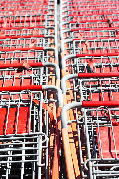 istock Shopping cart background. 183169133